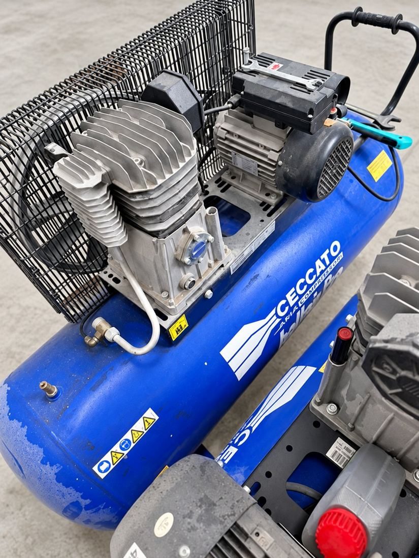 Ceccato belt-driven compressors (two)